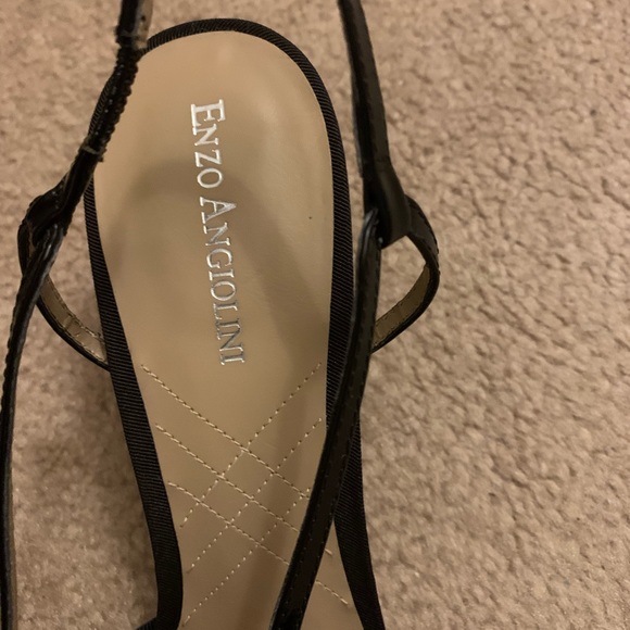 Enzo Angiolini nude leather strappy ladies shoe, size 9 - Picture 5 of 8